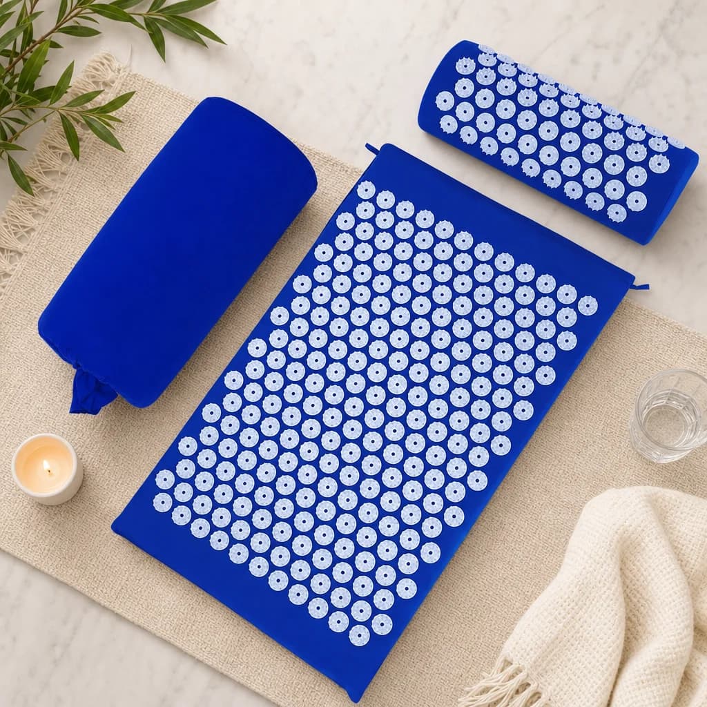 Acupressure Mat & Pillow Set for Back, Neck & Muscle Recovery 4