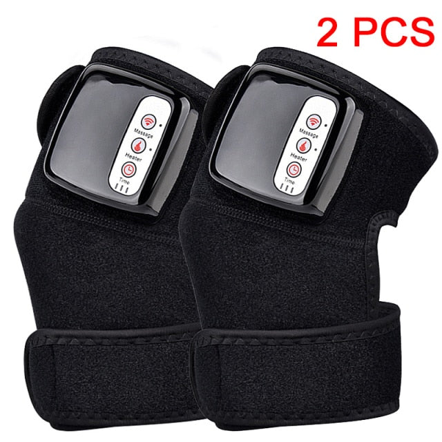 Electric Heating Knee Massager – Heated Vibration Knee Support for Pain Relief & Recovery